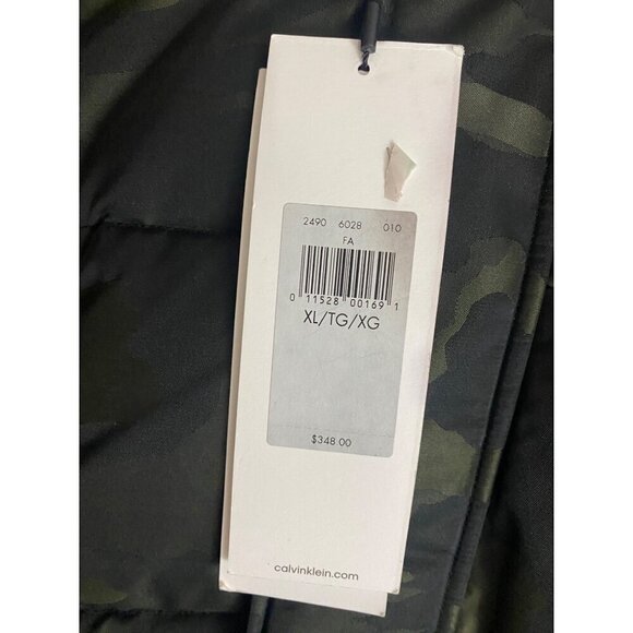 NWT Calvin Klein Women's Camo Print Puffer Jacket - XL - Picture 2 of 12